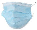 Маска защитная 3-х слойная, с фильтрующим слоем Мельтблаун, пайка (ЦЕНА ЗА ПАЧКУ 50шт)