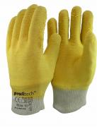 ПЕРЧАТКИ Х/Б покр. желтым латексом. RB 1530
